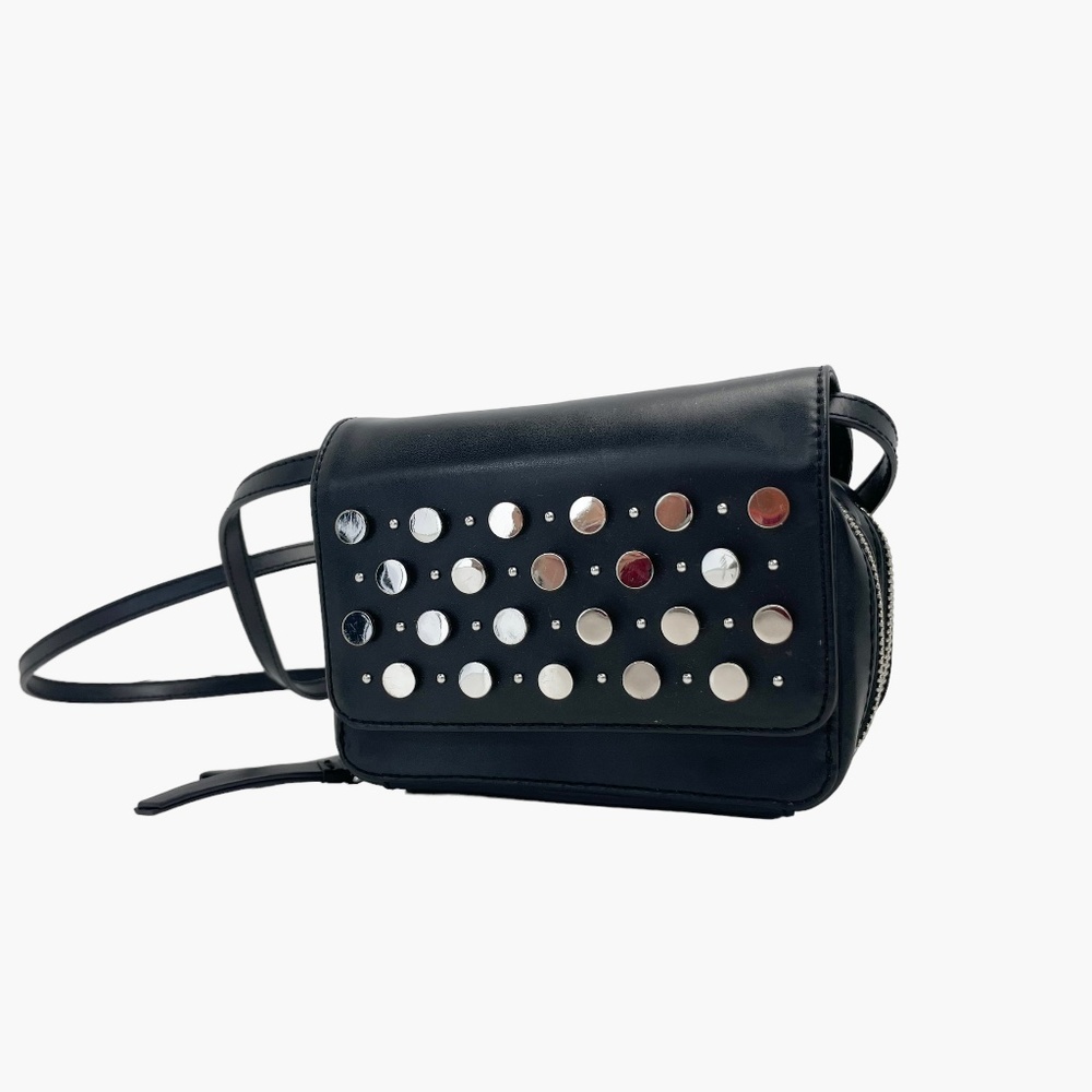 & Other Stories Black Studded Mini Crossbody - Picture 2 of 14